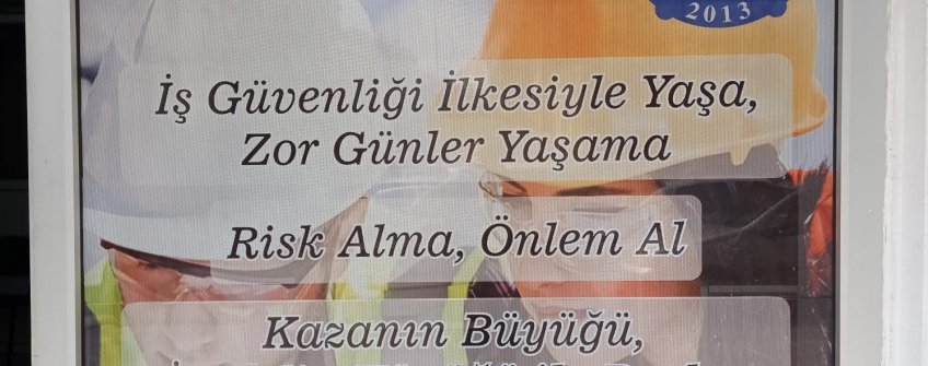 Görünmez kaza dediğin senin görmediğindir.